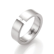 TENO Stainless Steel Diamond Band -FINAL SALE
